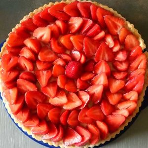 tarte aux fraises